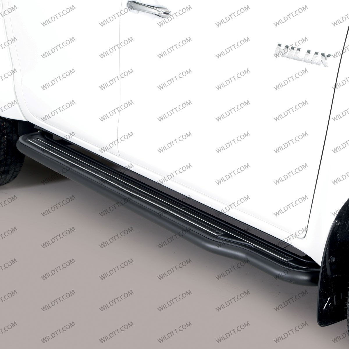 Pedana Inox C/ Piattaforma Toyota Hilux DC 2005-2015 - WildTT