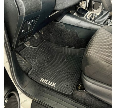 Tappetini in Gomma OEM Toyota Hilux DC 2016+ - WildTT