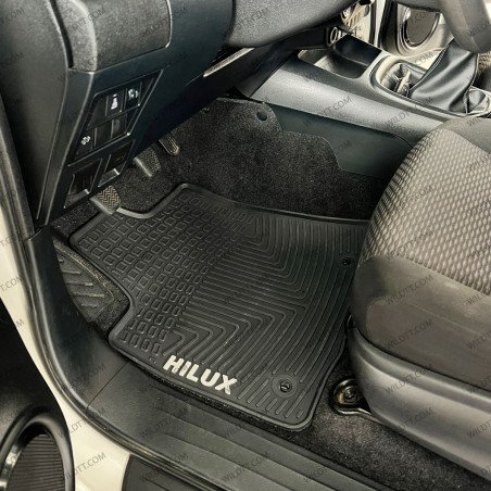 Alfombrillas de Goma OEM Toyota Hilux DC 2016+ - WildTT