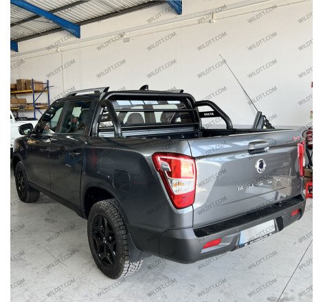 Roll-Bar Wild C/ Protezione Vetro KGM Musso 2023+ - WildTT