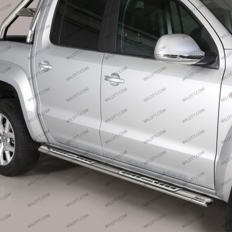 Marche Pieds Inox Ovales "Styling" VW Amarok 2010-2020 - WildTT