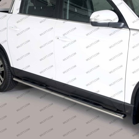 Marche Pieds Inox Ovales KGM Musso 2023+ - WildTT