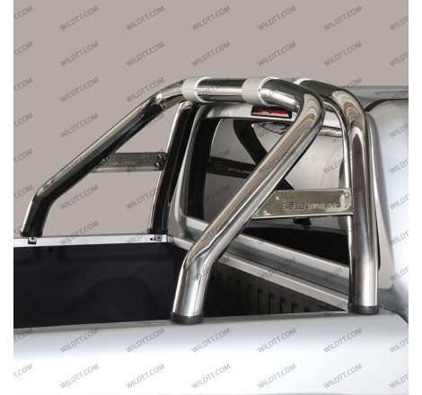 Roll Bar Inox "Styling" Kurzversion VW Amarok 2010-2020 - WildTT