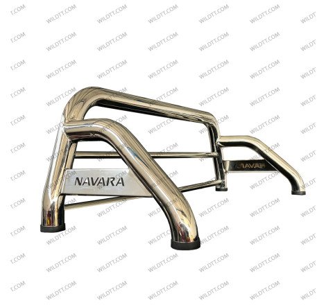 Roll-Bar Wild W/ Glass Protection Nissan Navara NP300 2016-2021 - WildTT