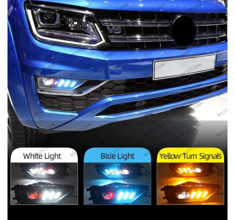 Faróis de Nevoeiro DRL VW Amarok 2016-2020 - WildTT