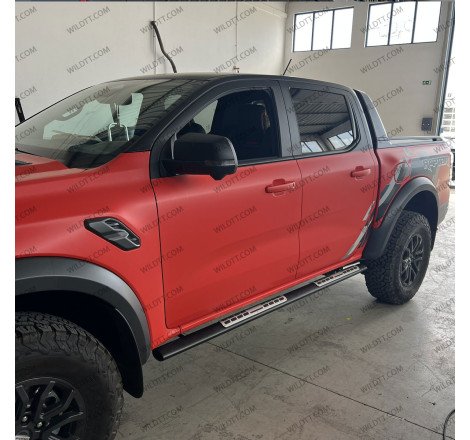 Estribos Inox Ovais "Styling" Ford Ranger/Raptor DC 2023+ - WildTT