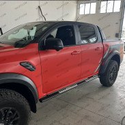 Estribos Inox Ovais "Styling" Ford Ranger/Raptor DC 2023+ - WildTT