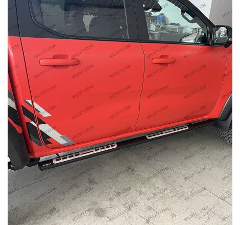 Estribos Inox Ovais "Styling" Ford Ranger/Raptor DC 2023+ - WildTT