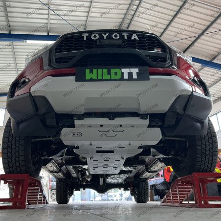 Kit Completo Proteções Inferiores Aço 3MM Toyota Hilux 2016-2026 - WildTT