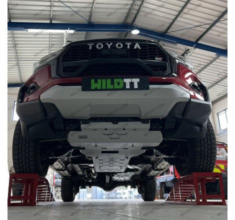 Kit Completo Proteções Inferiores Aço 3MM Toyota Hilux 2016-2026 - WildTT