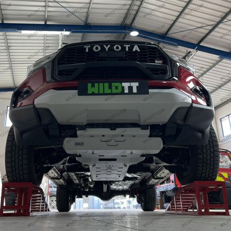 Underbody Protections Complete Kit Steel 3MM Toyota Hilux 2016-2026 - WildTT