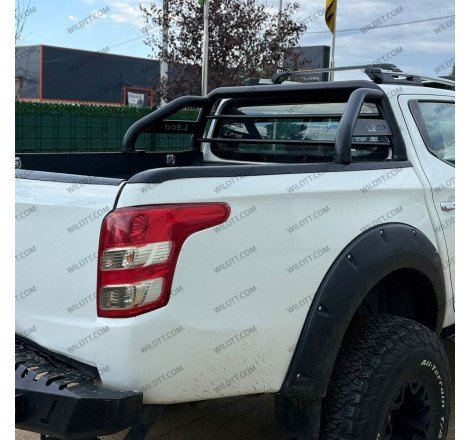 Roll-Bar Wild C/ Protección De Vidrio Mitsubishi L200 DC 2015-2021 - WildTT
