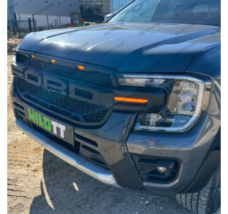 Kühlergrill "Raptor" mit LEDs Ford Ranger Wildtrak/Limited 2023+ - WildTT