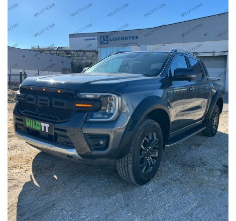 Grelha Radiador "Raptor" C/ LEDs Ford Ranger Wildtrak/Limited 2023+ - WildTT