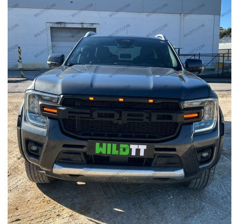Parrilla Frontal "Raptor" C/ LEDs Ford Ranger Wildtrak/Limited 2023+ - WildTT