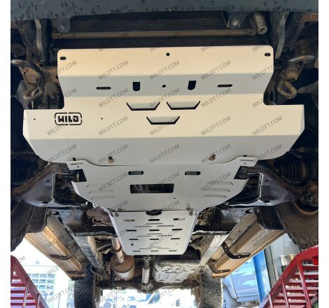 Completo Piastre di Protezione in Acciaio 3MM Toyota Hilux 2005-2015 - WildTT