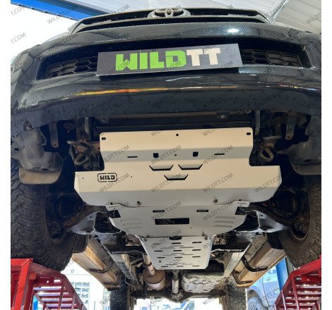 Completo Piastre di Protezione in Acciaio 3MM Toyota Hilux 2005-2015 - WildTT
