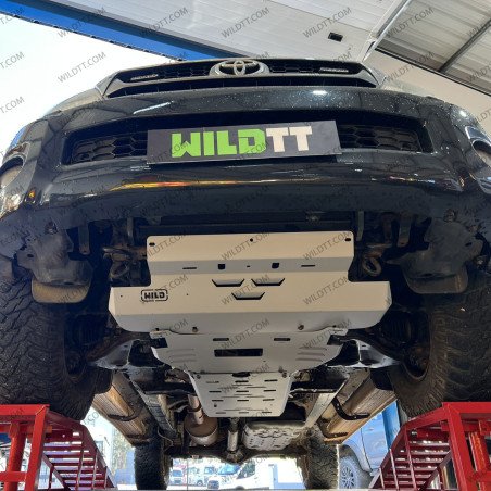 Completo Piastre di Protezione in Acciaio 3MM Toyota Hilux 2005-2015 - WildTT
