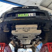 Kit Complet Plaques de Protection Acier 3MM Toyota Hilux 2005-2015 - WildTT