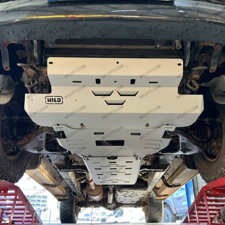 Completo Piastre di Protezione in Acciaio 3MM Toyota Hilux 2005-2015 - WildTT