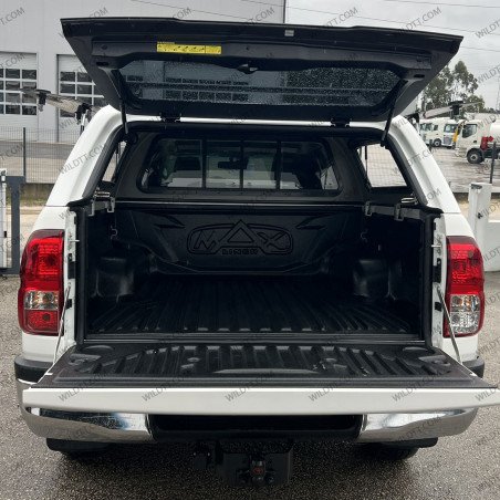 Hardtop Aeroklas Stylish W/ Pop-Up Windows Toyota Hilux DC 2015+ - WildTT