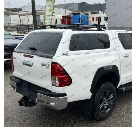 Hardtop Aeroklas Stylish C/ Ventanas Pop-Up Toyota Hilux DC 2015+ - WildTT