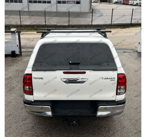 Hardtop Aeroklas Stylish C/ Finistre Pop-Up Toyota Hilux DC 2015+ - WildTT