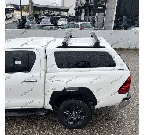 Hardtop Aeroklas Stylish C/ Finistre Pop-Up Toyota Hilux DC 2015+ - WildTT
