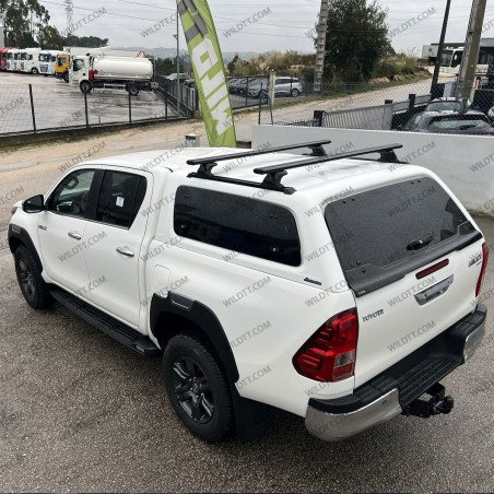 Hardtop Aeroklas Stylish W/ Pop-Up Windows Toyota Hilux DC 2015-2026 - WildTT