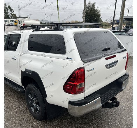 Hardtop Aeroklas Stylish W/ Pop-Up Windows Toyota Hilux DC 2015+ - WildTT