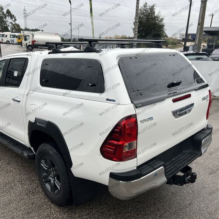 Hardtop Aeroklas Stylish C/ Ventanas Pop-Up Toyota Hilux DC 2015+ - WildTT