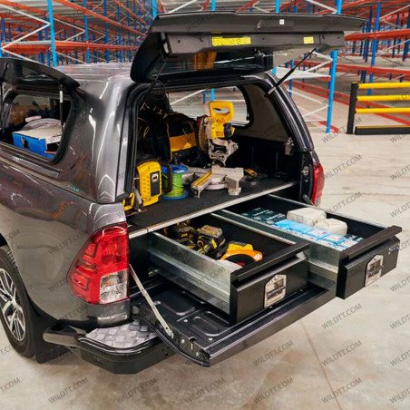 Drawer System Aeroklas Toyota Hilux DC 2016-2026 - WildTT