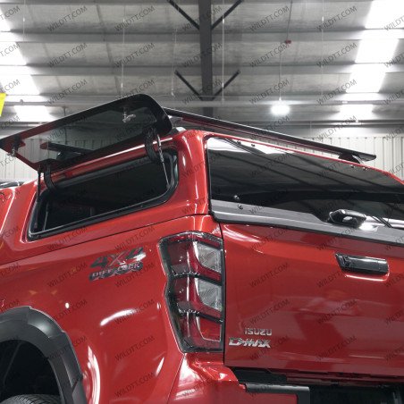 Hardtop Aeroklas Stylish C/ Janelas Pop-Up Isuzu D-Max DC 2024+ - WildTT