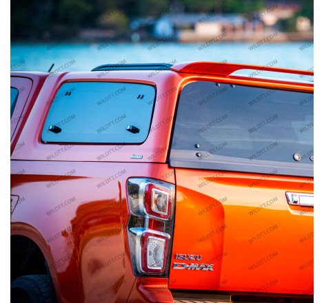 Hardtop Aeroklas Stylish Avec Les Fenêtres Pop-Up Isuzu D-Max DC 2020-2024 - WildTT