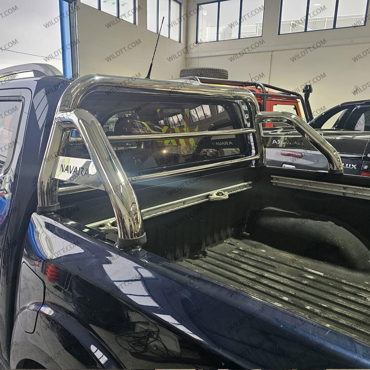 Roll-Bar Wild mit Glasschutz Nissan Navara NP300 2016-2021 - WildTT