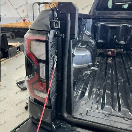 Kit Borracha Pó/Água Porta Trás Ford Ranger 2023+ - WildTT