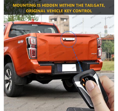 Apertura Automática del Portón Trasero Isuzu D-Max DC 2020+ - WildTT