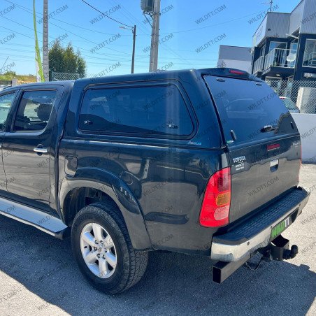 Hardtop Aeroklas Stylish Avec Les Fenêtres Pop-Up Toyota Hilux DC 2005-2015 - WildTT