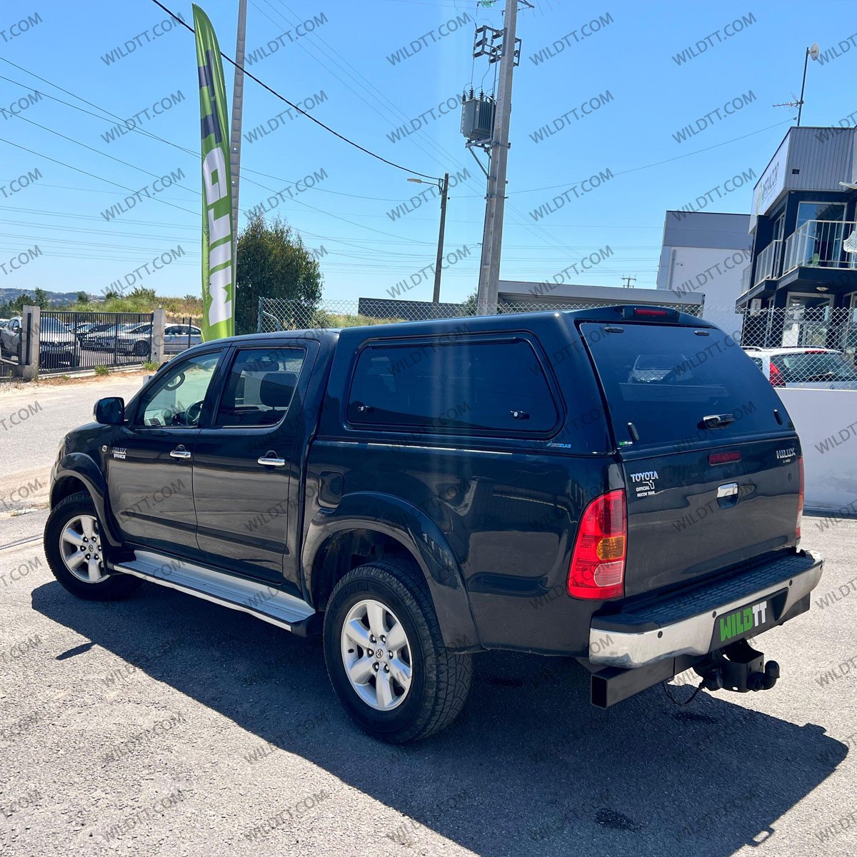 Hardtop Aeroklas Stylish C/ Ventanas Pop-Up Toyota Hilux DC 2005-2015 - WildTT