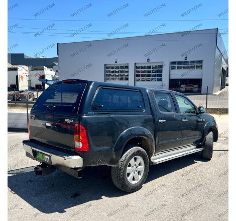 Hardtop Aeroklas Stylish C/ Finistre Pop-Up Toyota Hilux DC 2005-2015 - WildTT