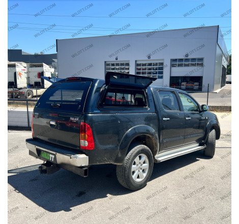 Hardtop Aeroklas Stylish C/ Ventanas Pop-Up Toyota Hilux DC 2005-2015 - WildTT