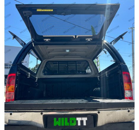 Hardtop Aeroklas Stylish Avec Les Fenêtres Pop-Up Toyota Hilux DC 2005-2015 - WildTT