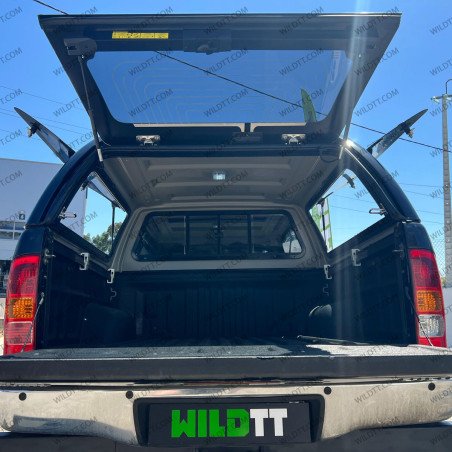 Hardtop Aeroklas Stylish Avec Les Fenêtres Pop-Up Toyota Hilux DC 2005-2015 - WildTT