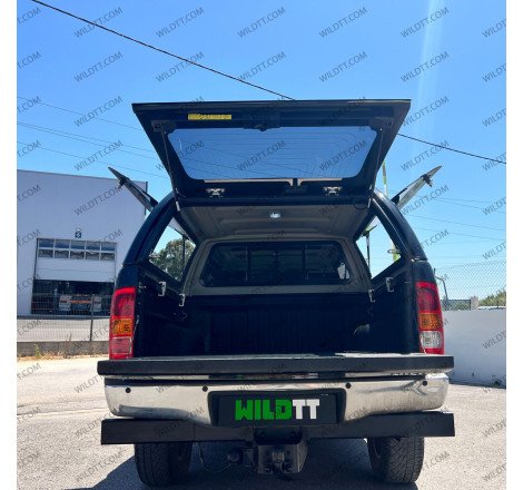 Hardtop Aeroklas Stylish W/ Pop-Up Windows Toyota Hilux DC 2005-2015 - WildTT
