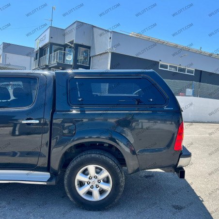 Hardtop Aeroklas Stylish Avec Les Fenêtres Pop-Up Toyota Hilux DC 2005-2015 - WildTT