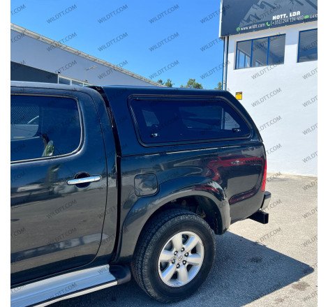 Hardtop Aeroklas Stylish C/ Finistre Pop-Up Toyota Hilux DC 2005-2015 - WildTT