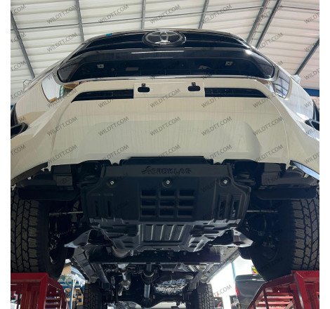 Proteção Radiador + Carter Aeroklas Toyota Hilux 2016-2026 - WildTT