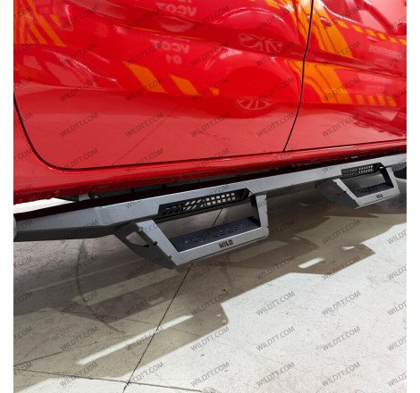 Pedana Laterali Wild C/ Step Toyota Hilux DC 2016+ - WildTT