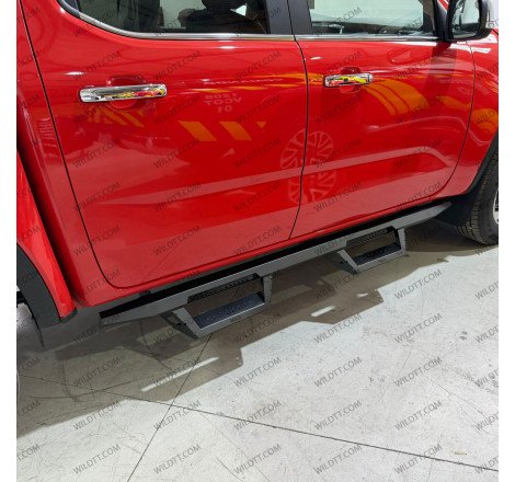 Estribos Wild C/ Step Toyota Hilux DC 2016-2026 - WildTT