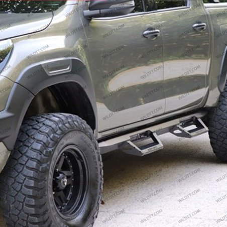 Marche Pieds Wild Avec Step Toyota Hilux DC 2016+ - WildTT